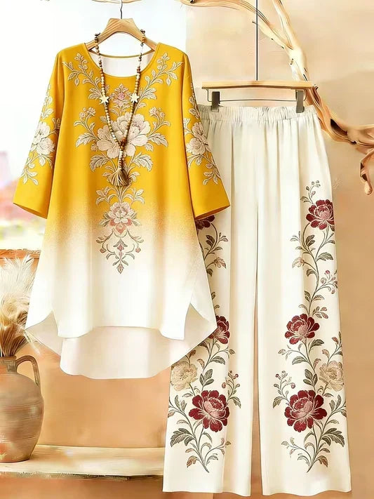 Luxe Geometric Plus Size Co-Ord Set